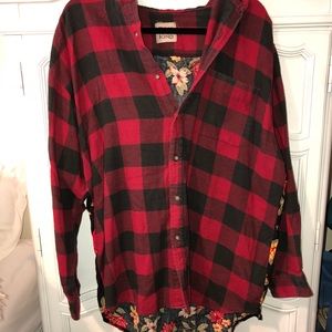 LF flannel with flowers!!